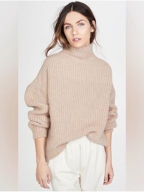 Anine Bing Sydney Sweater in Camel size M
